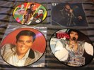 ELVIS PRESLEY 4 PICTURE DISC LP RECORDS NOW OR NEVER PICTURE OF JAILHOUSE ROCK