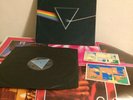 Pink Floyd dark side of the moon - First Solid Blue Triangle  Record U K. V G