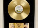 Sparks - Kimono My House Gold Vinyl Record In Frame On Black Velvet Display