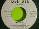 The David Rockingham Trio Dawn, That's All 7