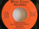 Memphis Shake & Rock Till The Police Knock 45 Rare Modern Soul Funk-West Coast