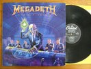 MEGADETH   RUST IN PEACE 1990 VINYL ALBUM CAPITOL RECORDS VG++ / VG+
