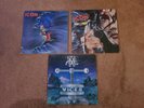 80's Metal Vinyl 3 Lp Lot: Icon Night Of The Crime, Icon S/T, and Kick Axe Vices