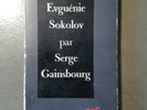 SERGE GAINSBOURG EVGUENIE SOKOLOV Rarissime DEDICACE Originale LIVRE NRF 1980
