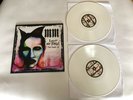 Marilyn Manson Lest We Forget Best of White Wax Vinyl Record Album Rare Import