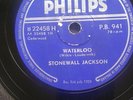 78 rpm waterloo/smoke along the track  stonewall jackson shellac