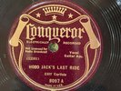 Conqueror 8097 Cliff Carlisle HOBO JACK's LAST RIDE 78rpm  Country 1932 E+