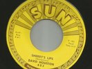 TEEN DOOWOP bw ROCKABILLY  - DAVID HOUSTON - SHERRY'S LIPS - HEAR -1966 SUN 403