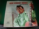 GENE VINCENT  33 RPM  /  ROCKABILLY - ROCK  /  VINCENT ROCKS /  ORIGINAL   VG++