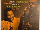 BEN WEBSTER Meets OSCAR PETERSON Vinyl Record Album Verve Original Inner Sleeve
