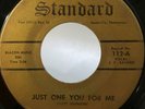Garage Rockabilly 45 The Cavemen Just One You For Me on Gold Standard HEAR