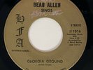 BEAU ALLEN Georgia Ground / Fallen Angel HFA Garage Psych Hard Rock 45 HEAR