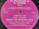 DJ Phantasy And DJ Gemini Vol 3 - Ruff Beats Producing Bass - HAN007 - 1992