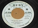 OHIO ROCKABILLY 45 -STAN JOHNSON & SONICS - BIG BLACK TRAIN - RUBY - PROMO- NICE