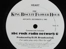 HEART 12/8/85 KING BISCUIT FLOWER HOUR LP w/ cue sheet *