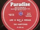 The Harptones 1955 DOOWOP 78 Life Is But A Dream / Doing Me Wrong PARADISE MINT-