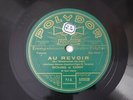 Richard et Carry Au Revoir & Paradis 78 Tours Polydor 522.509