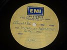 PAUL McCARTNEY & WINGS LIVE AT NEWCASTLE 1973 1-Sided EMI Abbey Road ACETATE LP