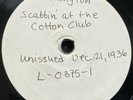 DUKE ELLINGTON Scattin' at the Cotton Club  L 0375-1 TEST PRESS 10