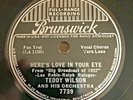 TEDDY WILSON BENNY GOODMAN HELEN WARD Here's Love in Your Eye Brunswick 78 1936