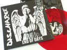 Discharge - End Of Days LP - SEALED Red Colored Vinyl Album - D-Beat Punk Record
