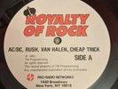 Royalty of Rock AC/DC Rush Van Halen Cheap Trick 1983 Radio DJ only rare promo