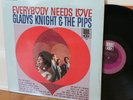 Gladys Knight & the Pips LP “Everybody Needs Love”   Soul 706   CLEAN in Shrink