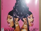 Cardi B Megan Thee Stallion WAP Signed clear LP Vinyl Limited