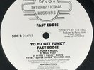 Fast Eddie Yo Get Funky Vinyl Record Original 1988 Chicago Hip House 12
