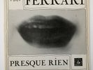 LUC FERRARI - PRESQUE RIEN - I.N.A.G.R.M -Série GRAMME - 1980 -