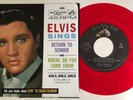 Elvis Presley / Return To The Sender & Where Do You Come / Red 45 w PS / Mint