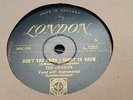 THE ORIOLES DON'T YOU THINK I OUGHT TO KNOW & CRYING IN THE CHAPEL LONDON L1201