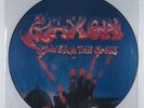 SAXON Power & The Glory CARRERE LP VG+ uk picture disc ^