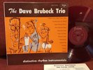 Dave Brubeck Trio- Distinctive Rhythm Instrumentals- LP- Fantasy 3205 Red Vinyl