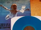 Nirvana Nevermind vinyl LP blue vinyl rare Smells like Teen Spirit Qotsa