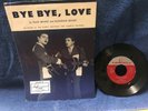 ROCKABILLY w PICTURE SHEET- EVERLY BROTHERS - BYE BYE LOVE -HEAR -CADENCE 1315