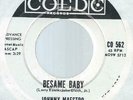 JOHNNY MAESTRO BESAME BABY b/w IT MUST BE LOVE COED 1970s RE NM