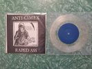 ANTI CIMEX : RAPED A$$   Rare LTd CLEAR vinyl version UK tour   Cadgers kbd