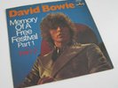 DAVID BOWIE - Memory Of A Free Festival / German MERCURY 1970 / 45