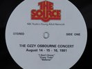 OZZY OSBOURNE For Broadcast: August 14-16-16, 1981 THE SOURCE 2XLP VG+ ^