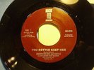Marvin Holmes & Justice: You Better Keep Her / Kwami  [new Unplayed Copy]