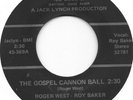 ROGER WEST RAY BAKER Gospel Cannon Ball on Jalyn gospel bopper 45 HEAR