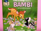 Vtg 1966 Walt Disney Presenta Bambi 33 RPM Disco y Libro # 309M Very.Good+ Cond