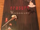 Erasure - Wonderland - SIGNED Vinyl LP - Andy and Vince AUTOGRAPHS - First Press