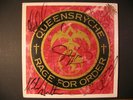 Queensryche - Rage for Order AUTOGRAPHED? signed vinyl LP record NM promo stamp