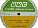 BBC LATIN AMERICA - AL PIE DEL BIG BEN - U2 - BOOMTOWN RATS / GELDOF - 11/88