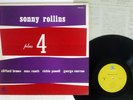 SONNY ROLLINS PLUS 4 PRESTIGE LPR-8877 Japan VINYL LP