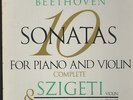 BEETHOVEN 10 Sonatas For Piano And Violin Complete SZIGETI ARRAU 4 LP VANGUARD