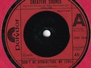 70s Disco Northern Soul CREATIVE SOURCE don't be afraid Rare UK 7