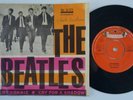 BEATLES My Bonnie RARE Sweden 45 ORANGE PINK variant swedish SCROLL labels HEAR